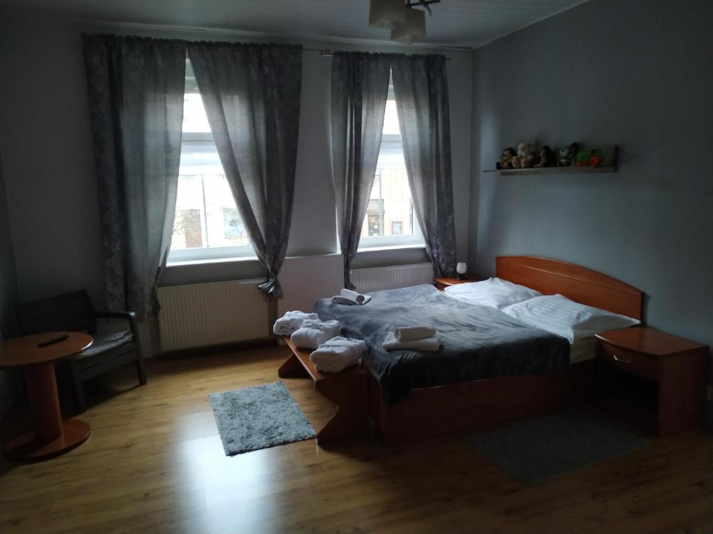 Postel nebo postele na pokoji v ubytování Anna SPA & Wellness Hotel Nejdek