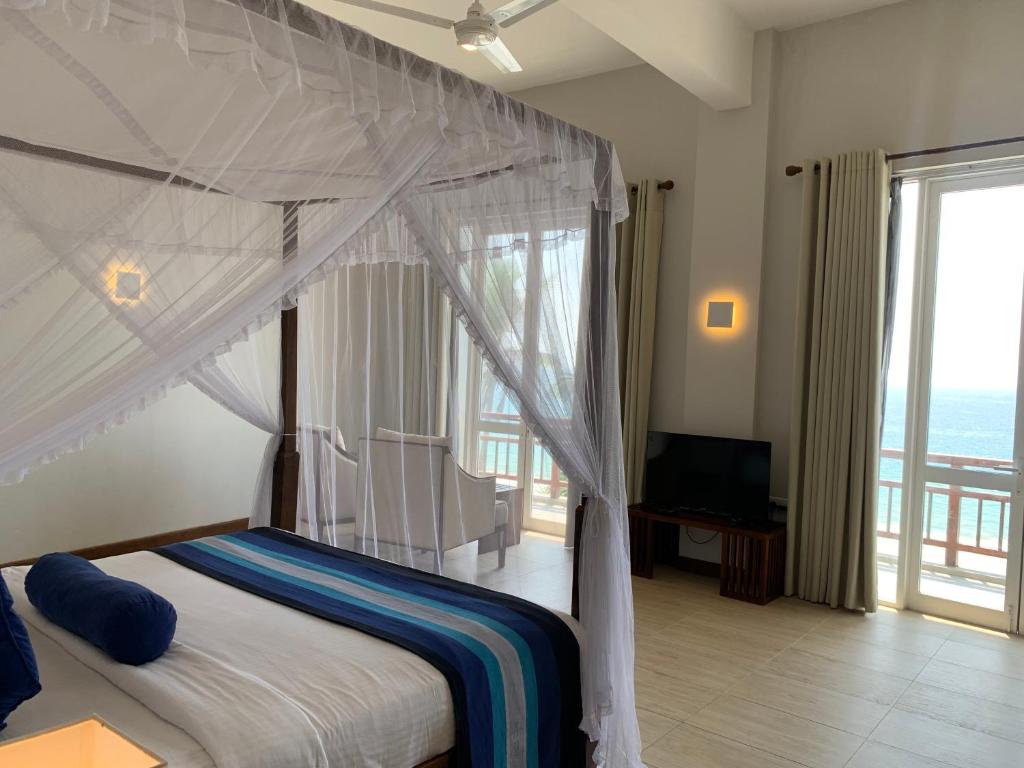 Postel nebo postele na pokoji v ubytování Hotel Refresh Blue