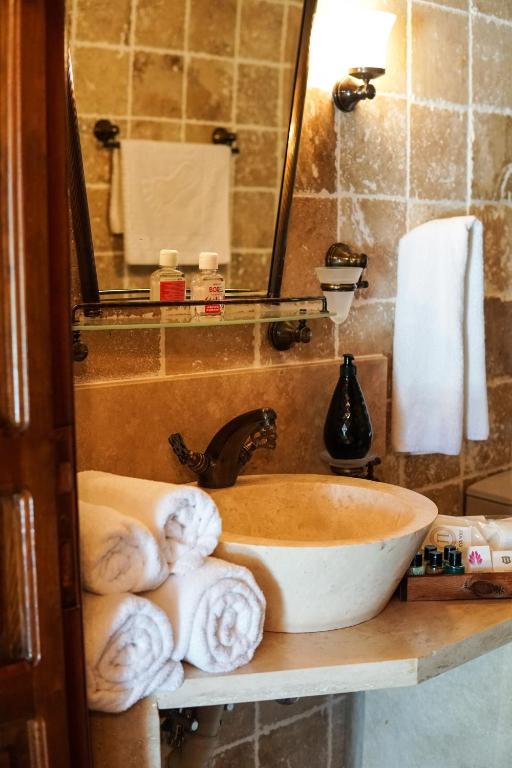 Koupelna v ubytování Likya Yolu Palas Hotel