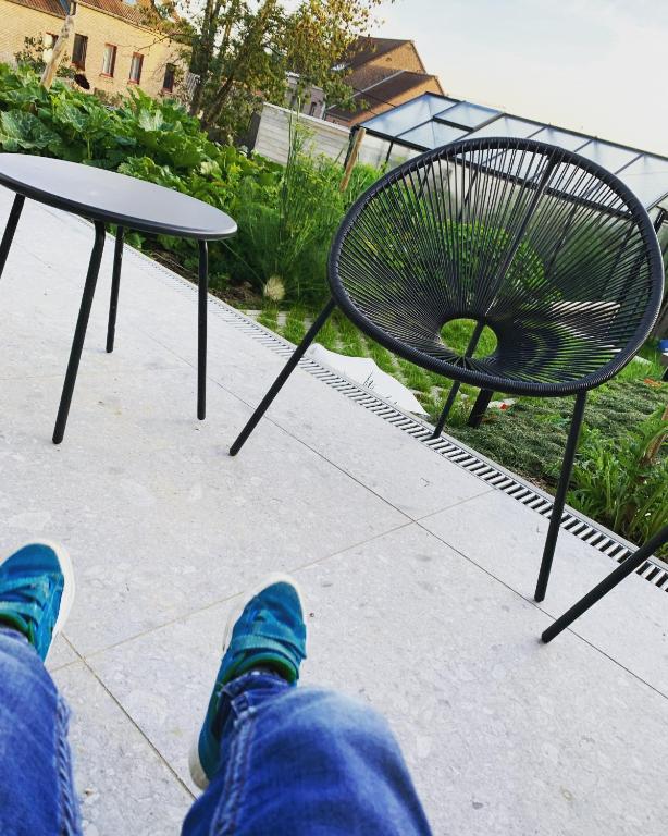 Balkón nebo terasa v ubytování Chez Spoons B&B
