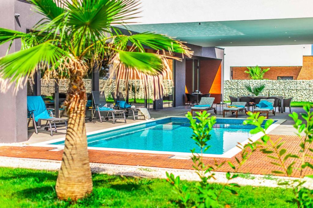 Bazén v ubytování Villa Istria Deluxe I nebo v jeho okolí