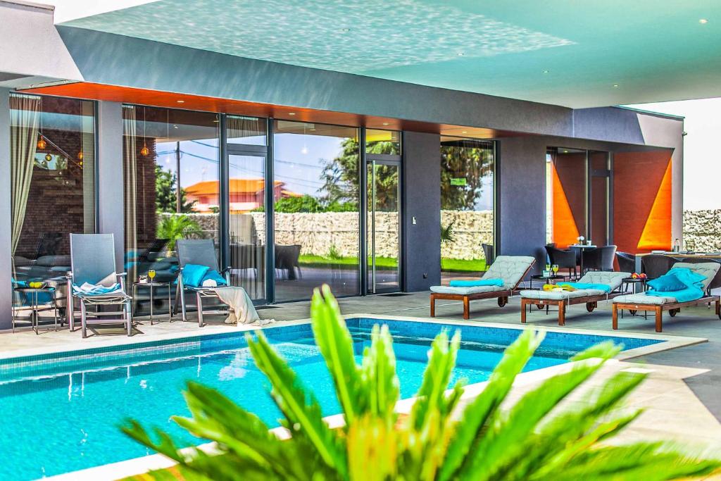Bazén v ubytování Villa Istria Deluxe I nebo v jeho okolí