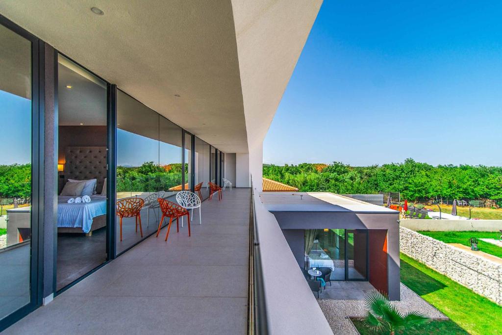 Balkón nebo terasa v ubytování Villa Istria Deluxe I