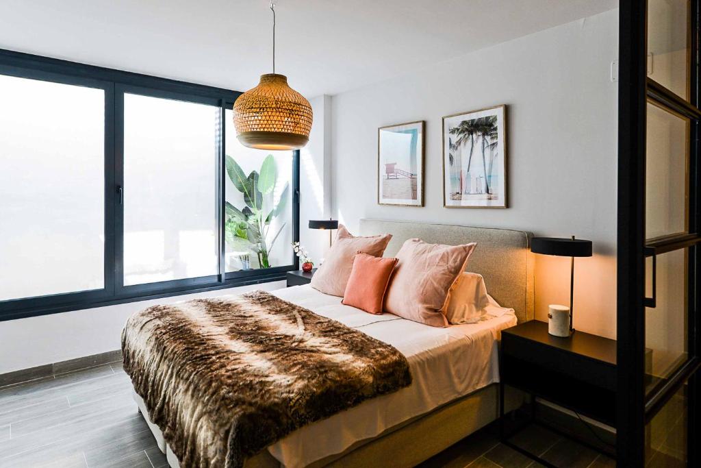 Postel nebo postele na pokoji v ubytování Villa Royal Palm 36