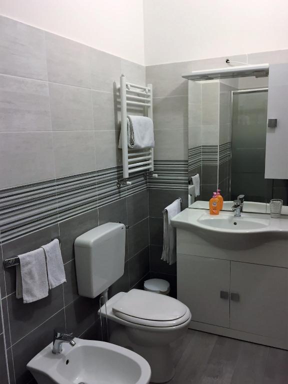 Koupelna v ubytování Bella Vita Guesthouse -parcheggio privato interno