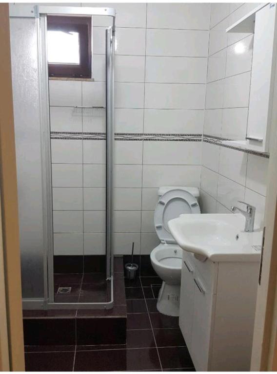 Koupelna v ubytování Apsa Butik Hotel