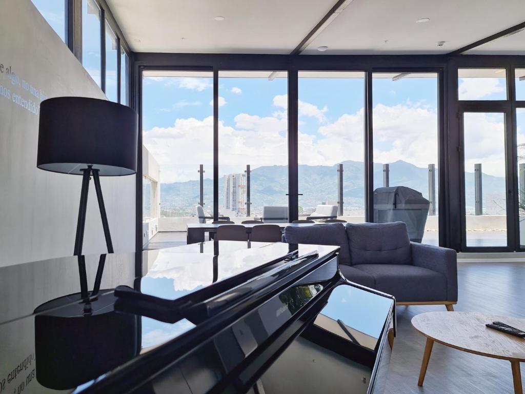Posezení v ubytování BEE Suites San José - Escalante