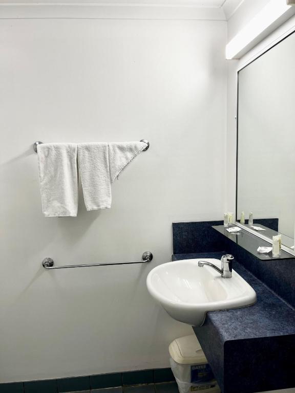 Koupelna v ubytování Banana Hotel Motel