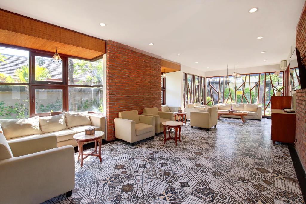 Posezení v ubytování Lumbini Luxury Villas and Spa