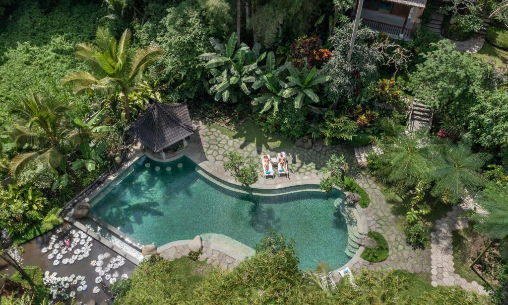 Bazén v ubytování Korurua Dijiwa Ubud nebo v jeho okolí