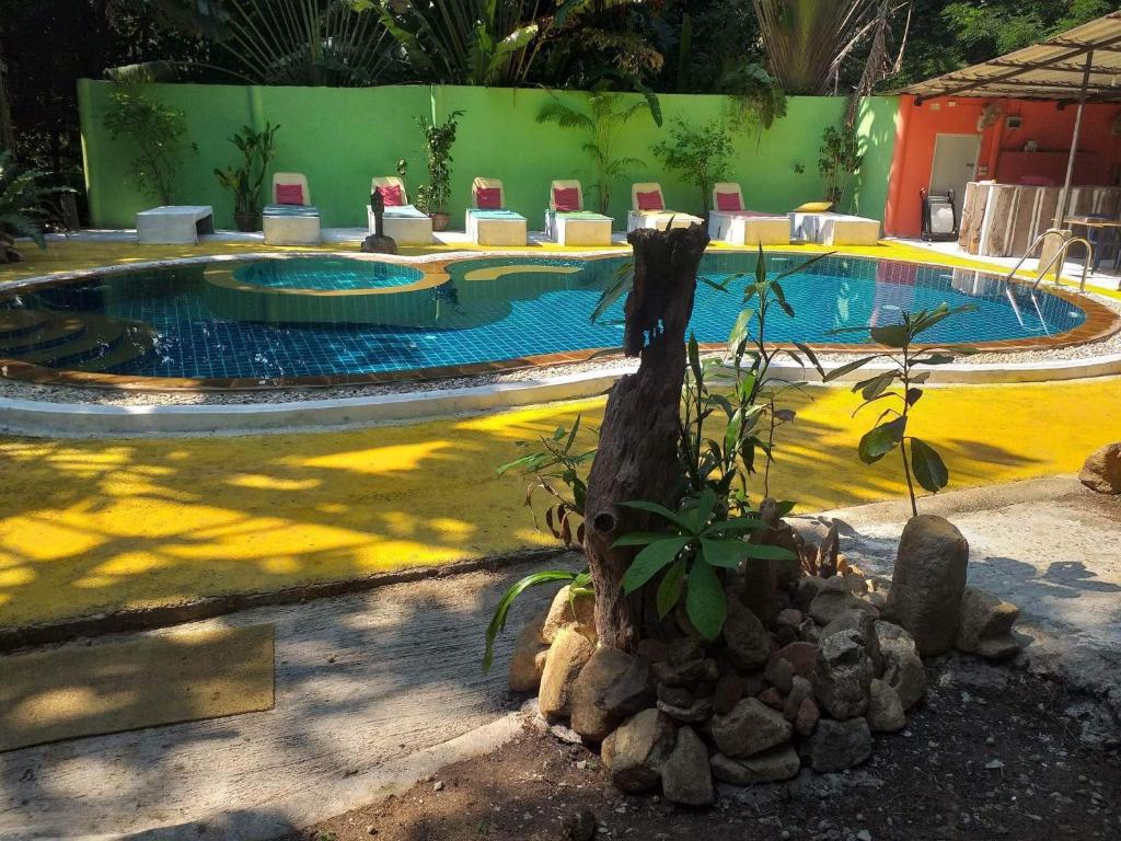Bazén v ubytování Kamrai Resort nebo v jeho okolí