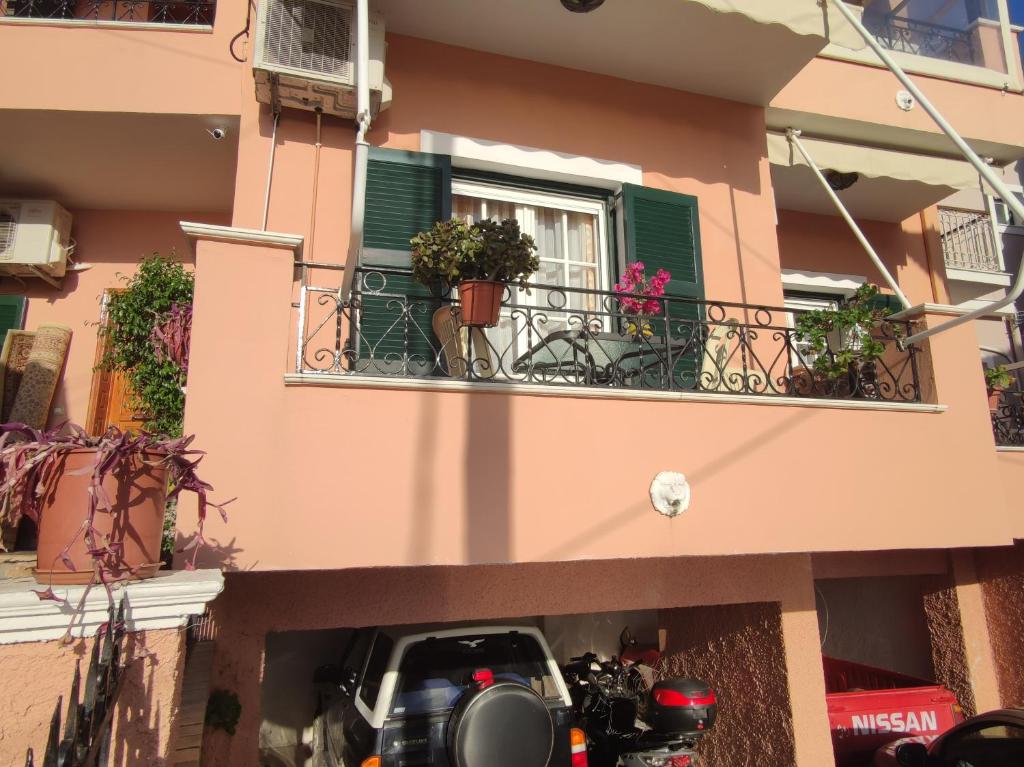 Balkón nebo terasa v ubytování Marios Apartment