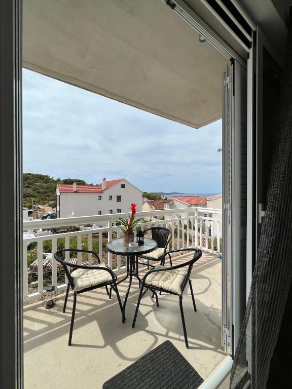 Balkón alebo terasa v ubytovaní Apartmani Bakovic