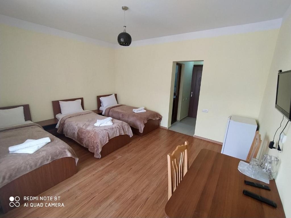 Llit o llits en una habitació de Gogichas tower