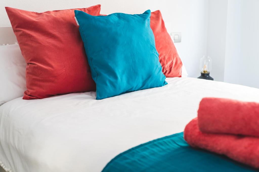 Posteľ alebo postele v izbe v ubytovaní Home2Book Design Cool Center Apt Las Palmas