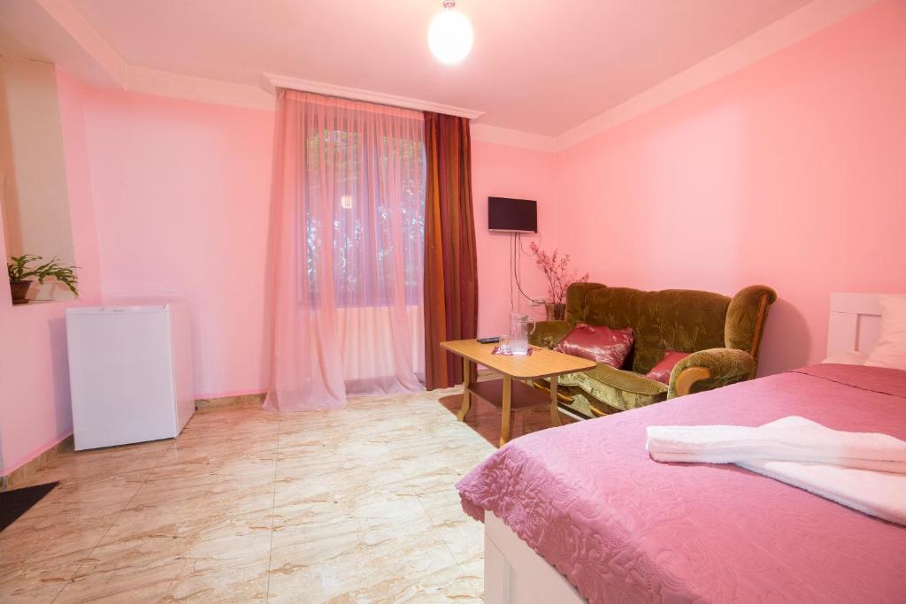 Llit o llits en una habitació de Gogichas tower