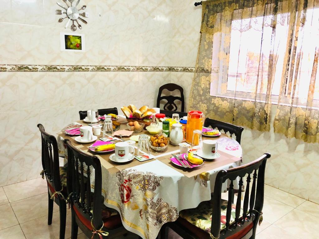 Dining area in a panziókat