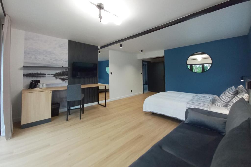 Posezení v ubytování Apartamenty Między Mostami