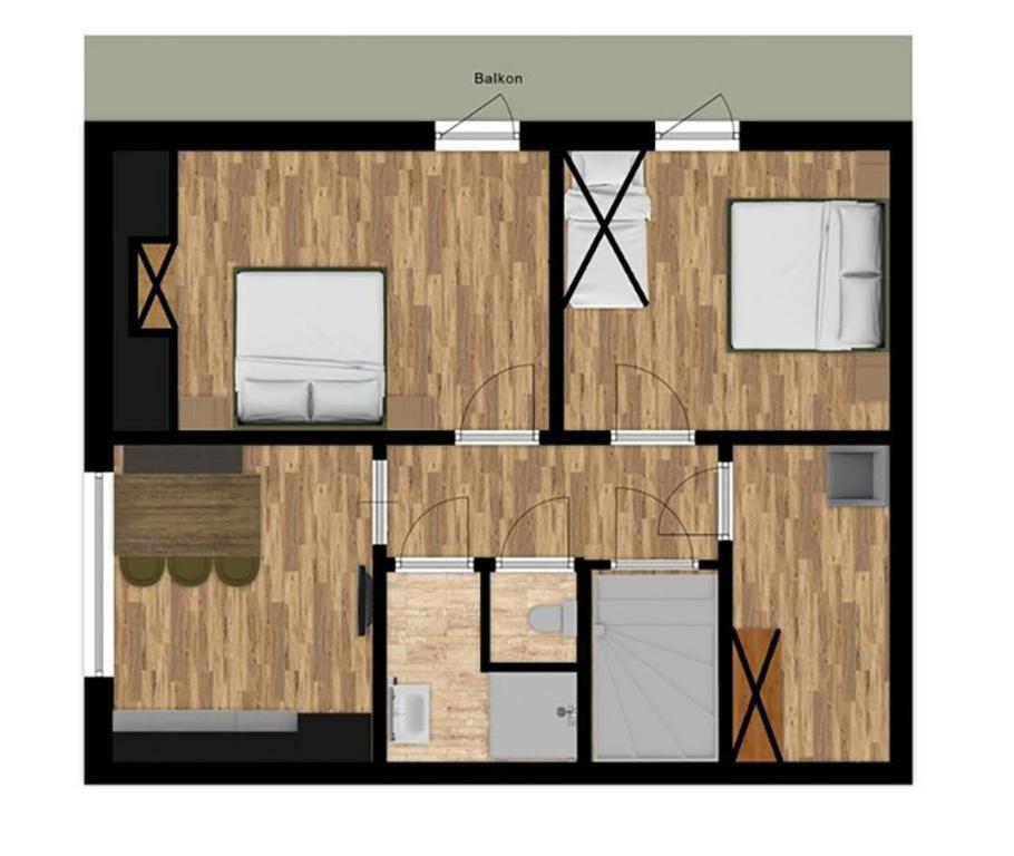 Plán poschodí v ubytovaní LUXX Lodges - Holzgau - Lechtal - Arlberg