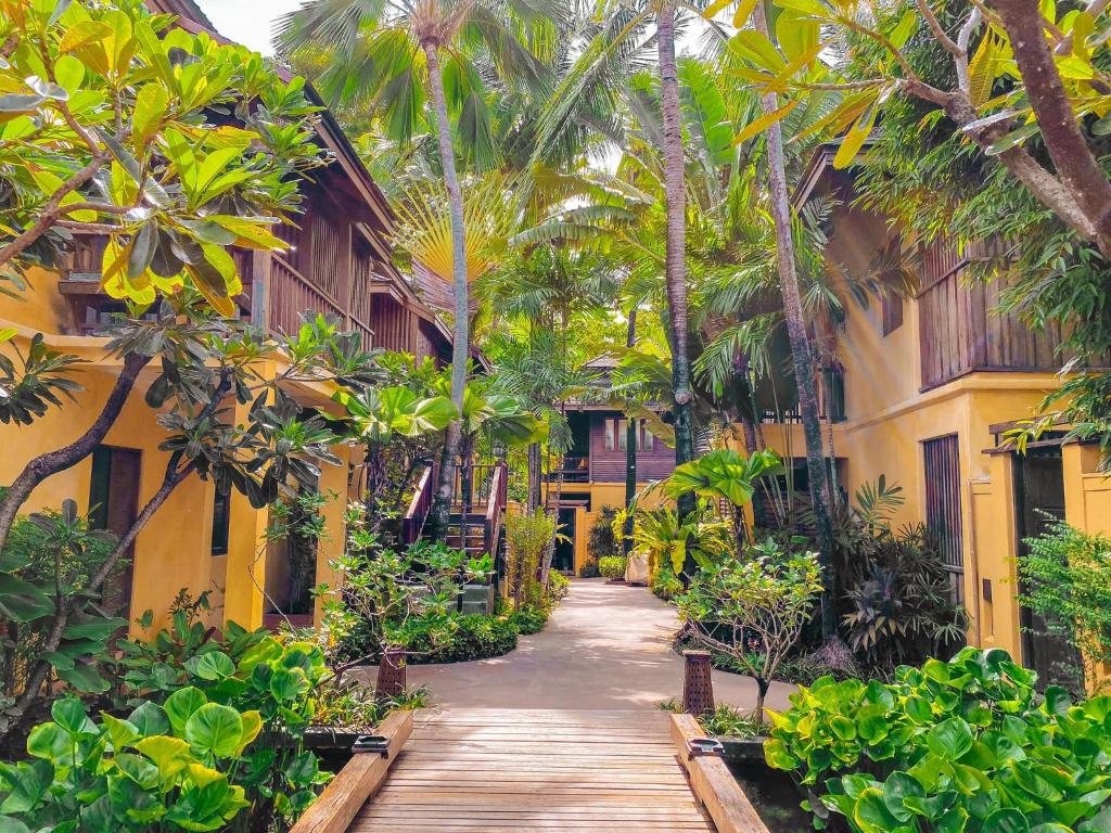 Zahrada ubytování Buri Rasa Village Samui
