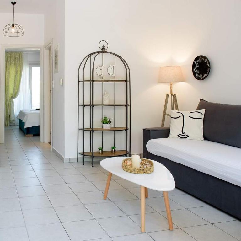 Postel nebo postele na pokoji v ubytování Hotel Papanikolaou