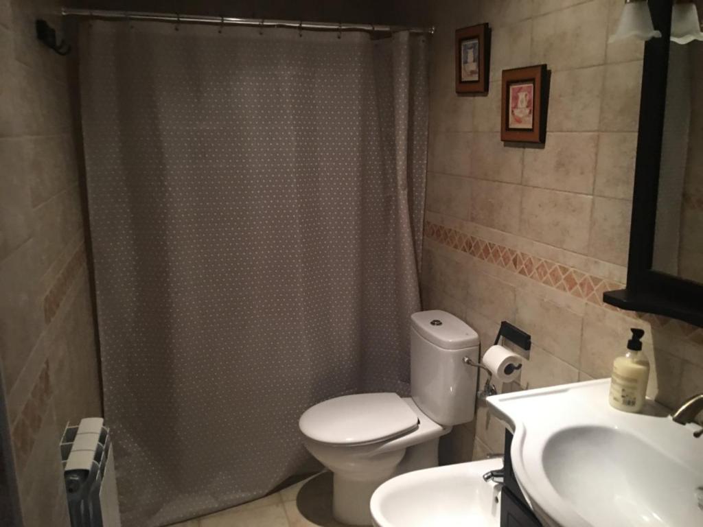 Koupelna v ubytování Apartamentos Turisticos Rio Gallego