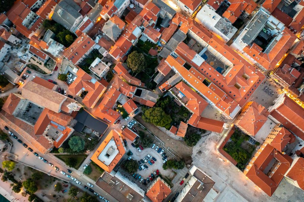 Widok na miasto Zadar z tego apartamentu
