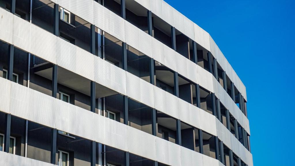 Budynek, w którym mieści się hotel