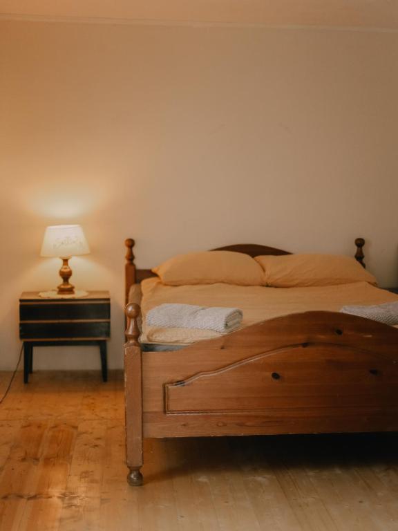 Postel nebo postele na pokoji v ubytování Chateau Chapiteau