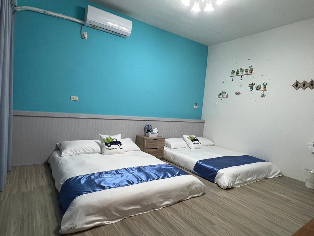 Letto o letti in una camera di 上海民宿
