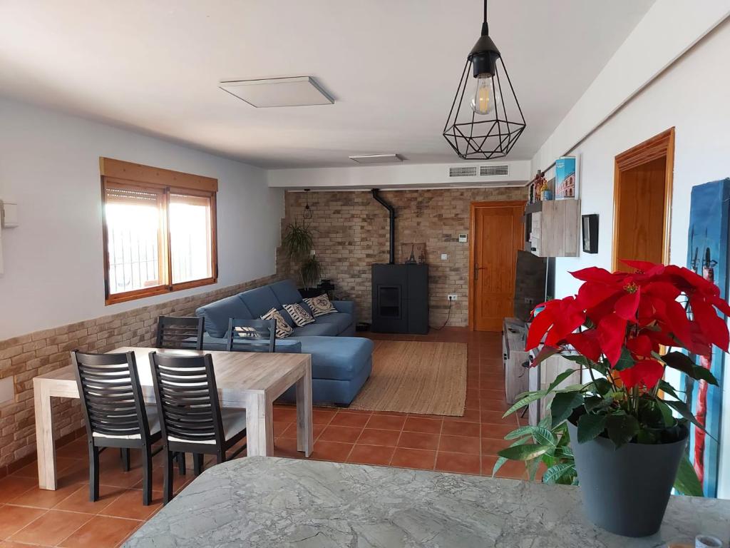 Posezení v ubytování Cortijo Blanco