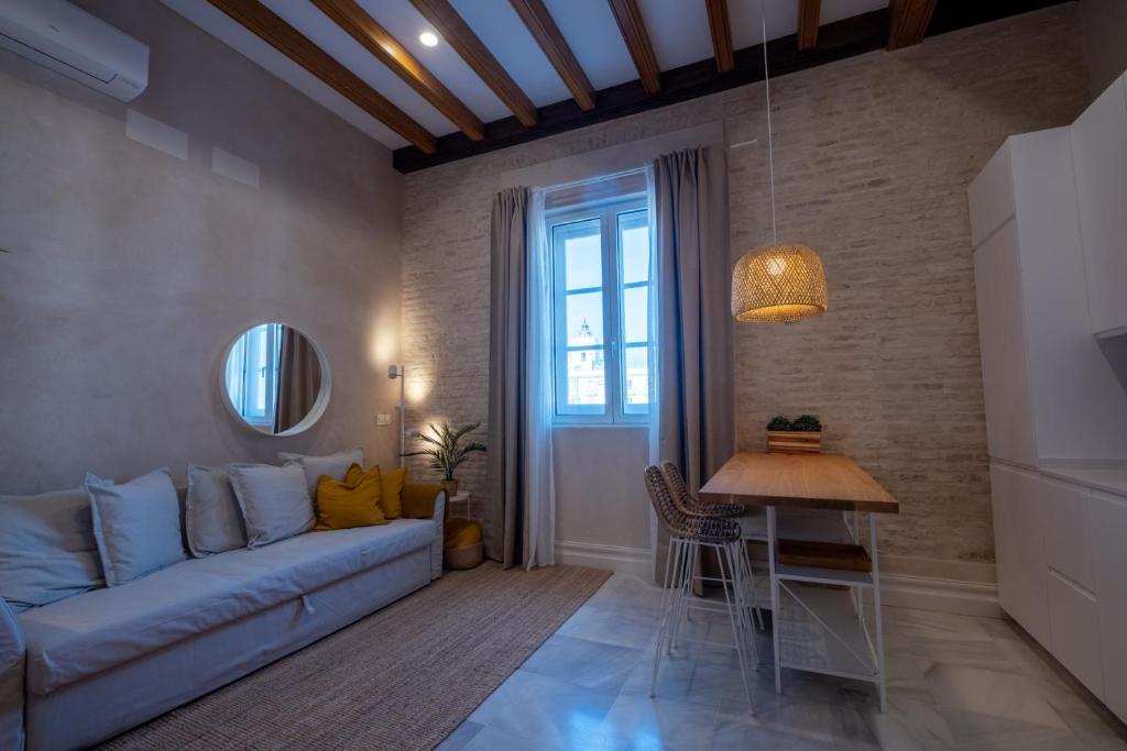 Posedenie v ubytovaní inncadizCasa Apolo