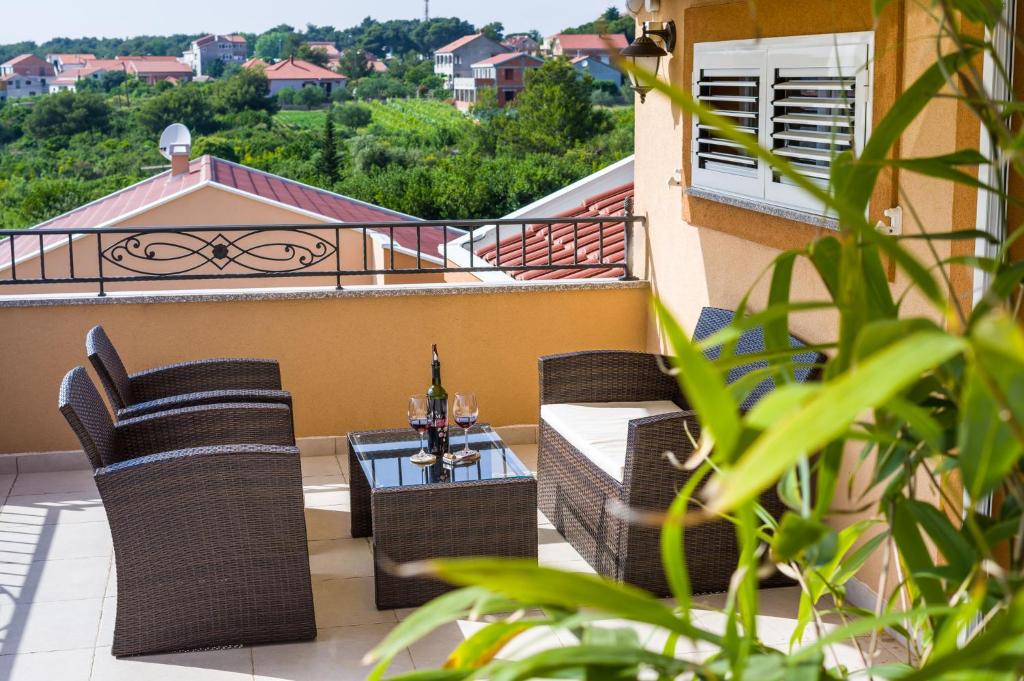 Balkón nebo terasa v ubytování Apartment Alex 1