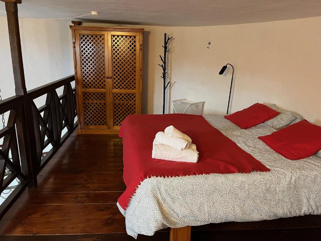 Posteľ alebo postele v izbe v ubytovaní La Torre - Finca Tabaiba by TOR