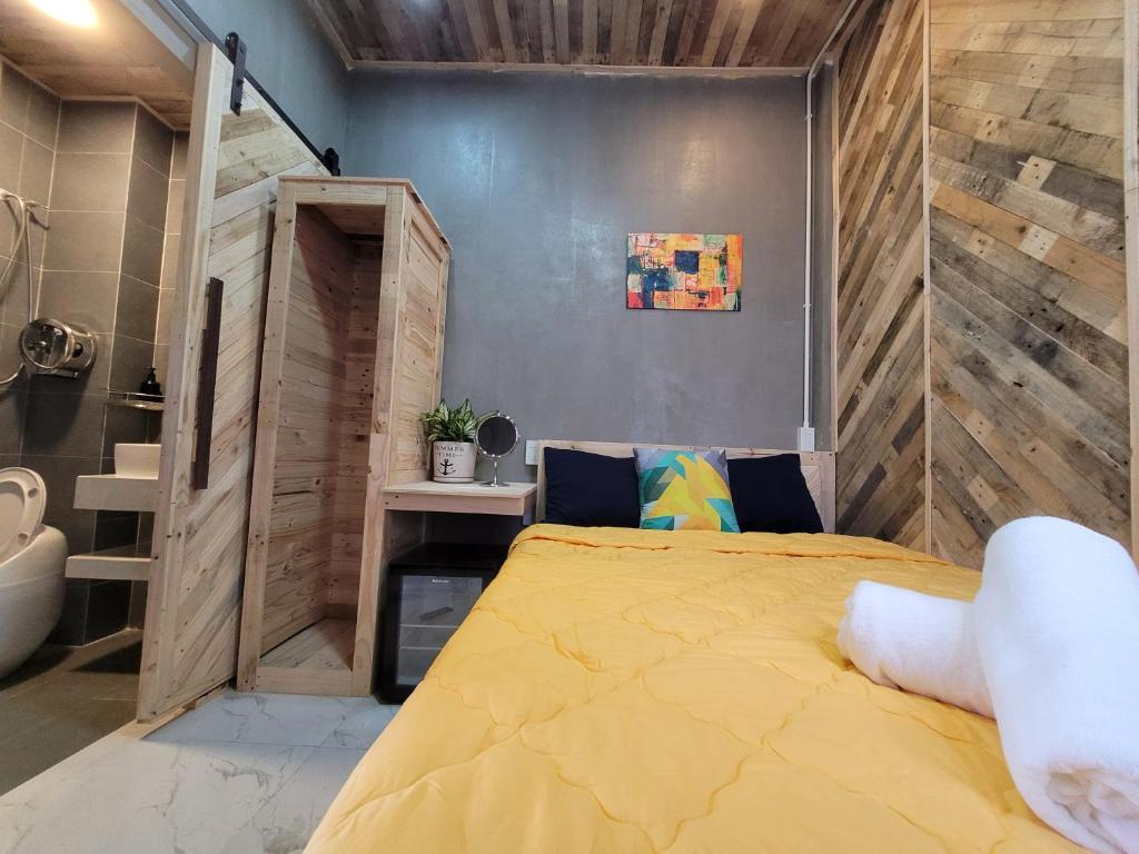 Cama o camas de una habitación en Lightning House