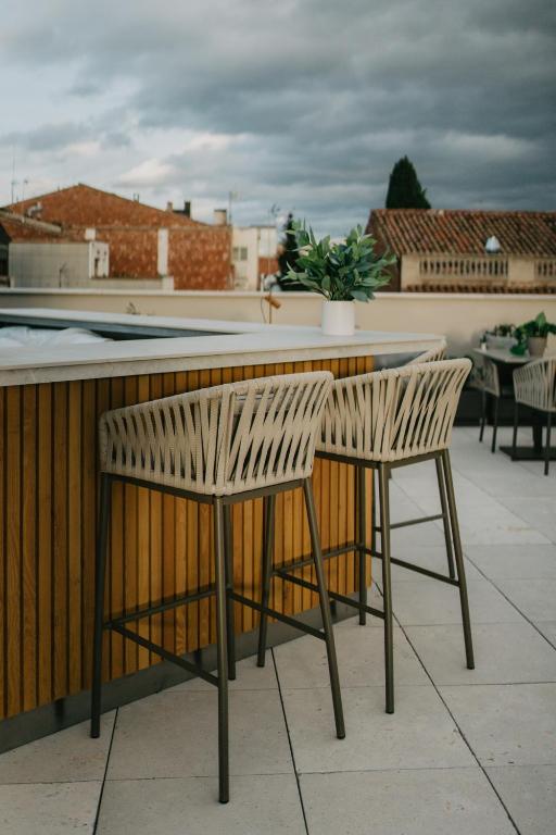 Balkón alebo terasa v ubytovaní Hotel Petit Luxe