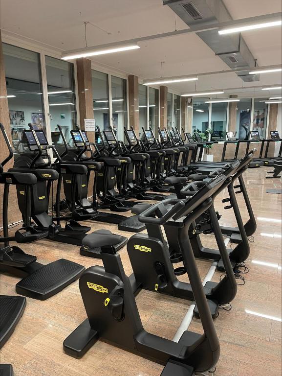 Fitness centrum a/nebo fitness zařízení v ubytování Wellness Hotel Aquafit Sursee