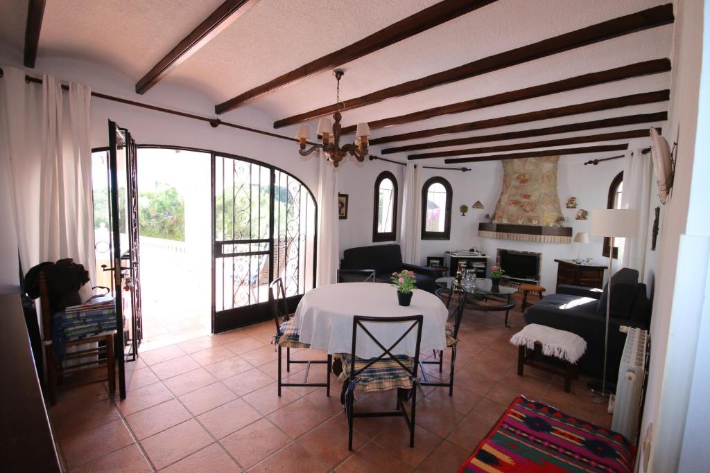 Posezení v ubytování Casa El Sueño