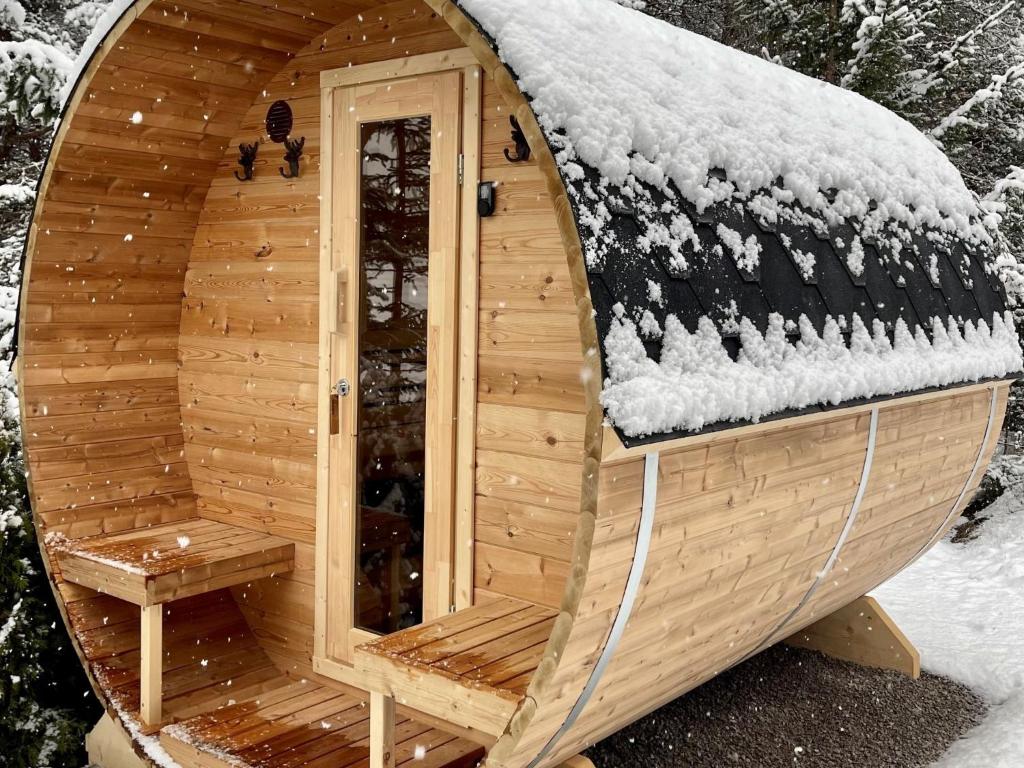 Holiday Home Luna by Interhome v zimě