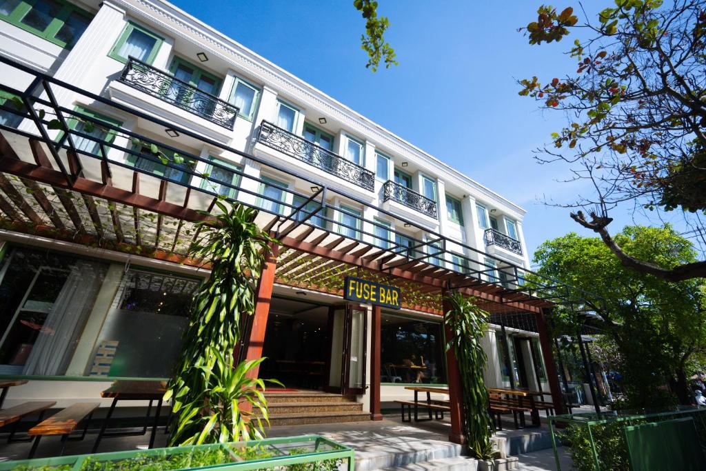 Budova, kde se hostel nachází