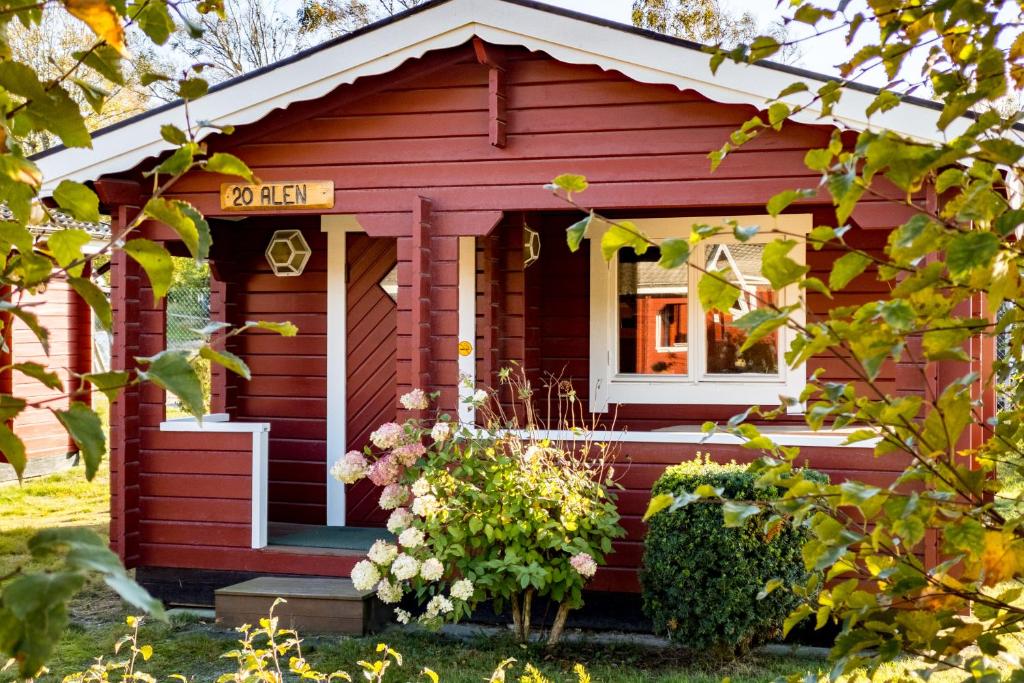 Zahrada ubytování Mellbystrands Camping