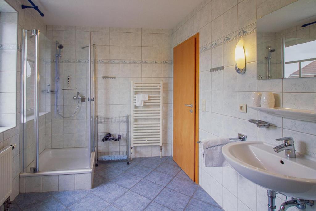 Koupelna v ubytování Haus Merlin - Austernfischer