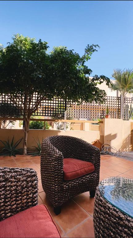 Posezení v ubytování Bungalow with 2 bedrooms, Playa la Tejita