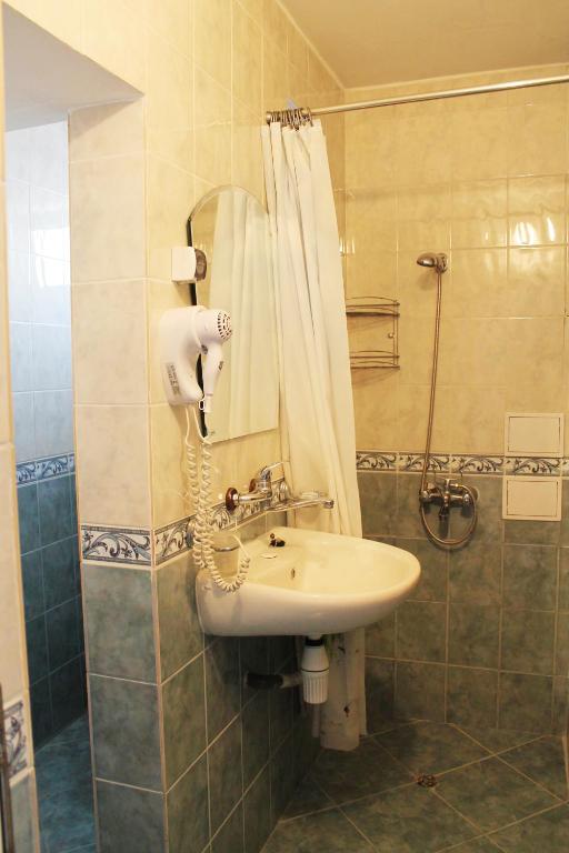 Koupelna v ubytování Hotel Bobchev