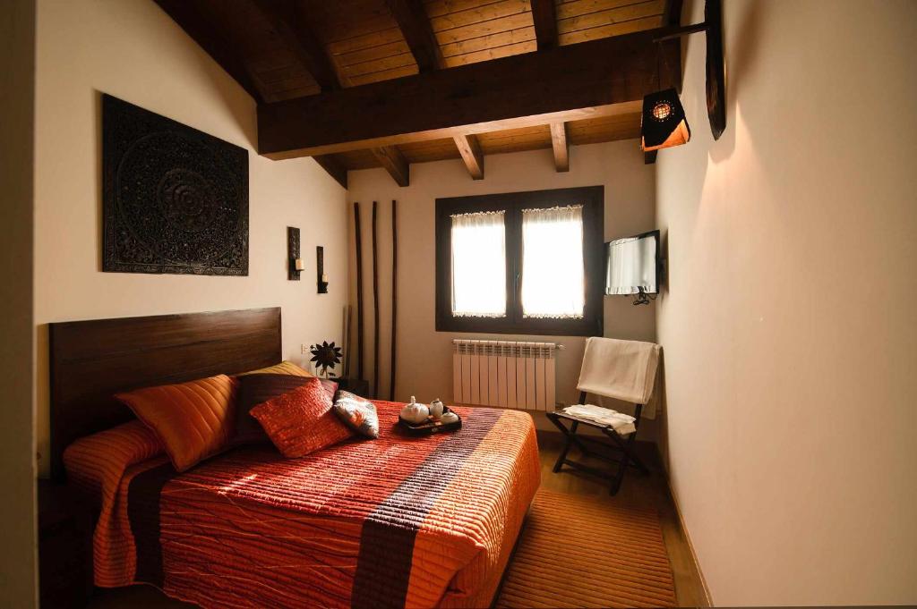 Postel nebo postele na pokoji v ubytování Apartamento La casa Mágica de Llanes