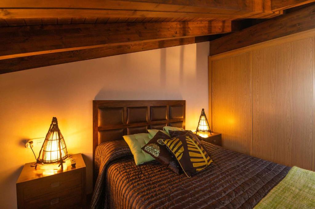 Postel nebo postele na pokoji v ubytování Apartamento La casa Mágica de Llanes