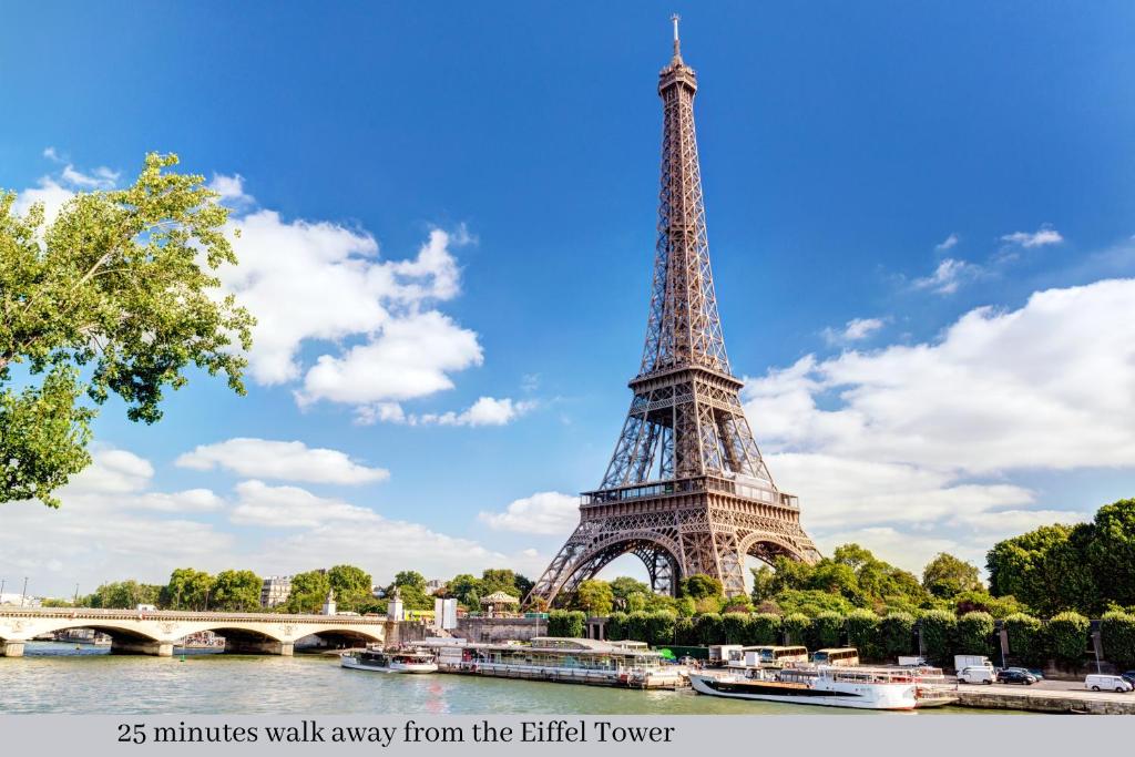 a view of the eiffel tower in paris at Sublim by Sweet Inn in Paris