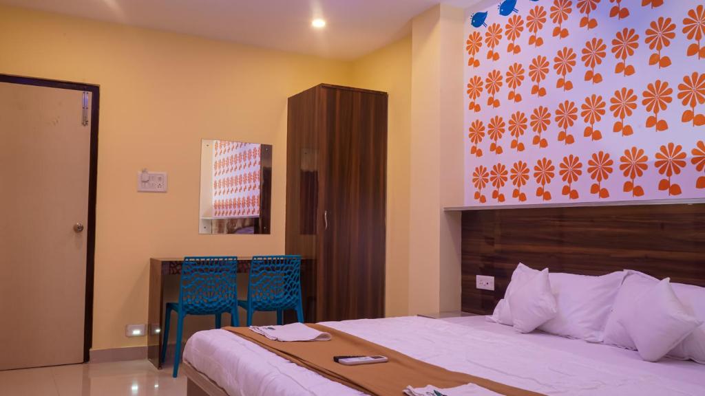 Cama o camas de una habitación en Hills And Sea View