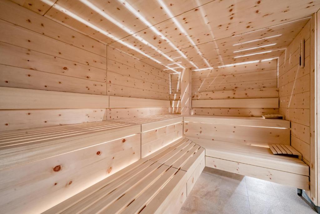 Koupelna v ubytování Alpenhotel Zimba