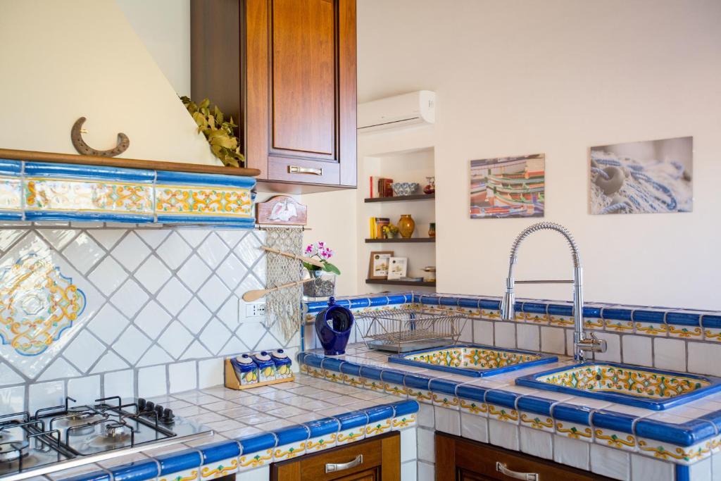 Kuchnia lub aneks kuchenny w obiekcie Agrodolce B&B